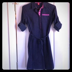 Izod collared tunic dress.